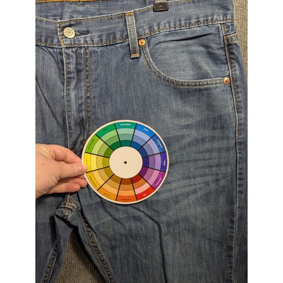 Levis 527 Bootcut Jeans Mens 38x32 Denim Pants Modern Staple Basic Modern - Picture 3 of 13